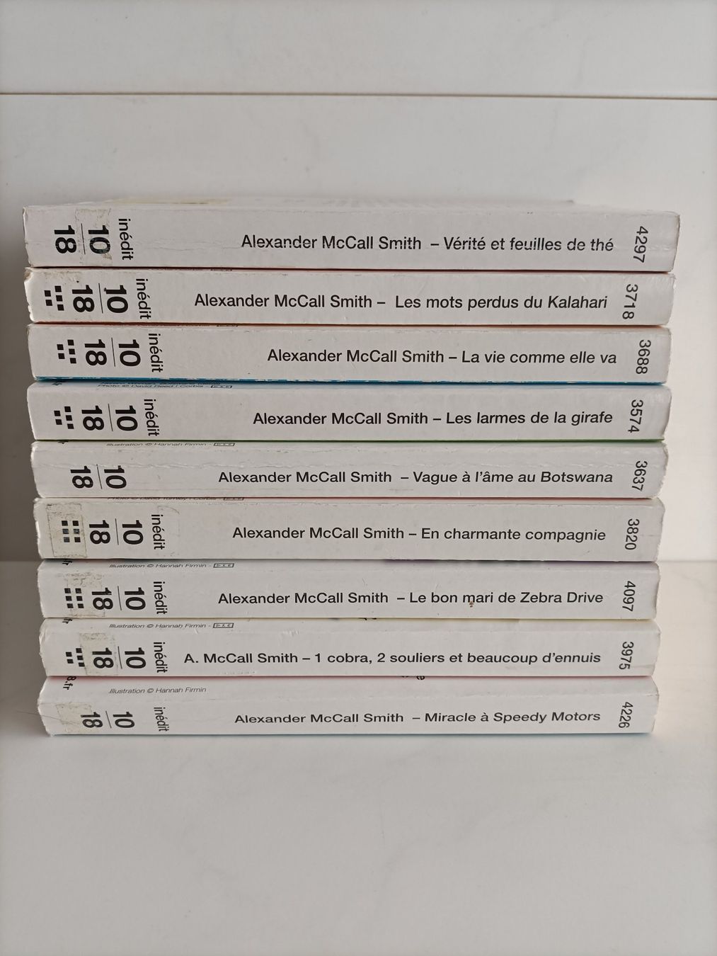 Libri: lot 9 romans Alexander McCall Smith / Mma Ramotswe – Usato da crans montana venduto da AB3963