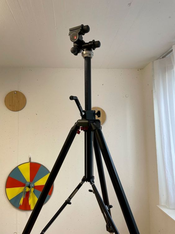 Manfrotto Treppiedi & Teste: Manfrotto 058B Stativ + Stativkopf 410 Neigekopf + Tasche – Usato da Malters venduto da phi_f69q 5