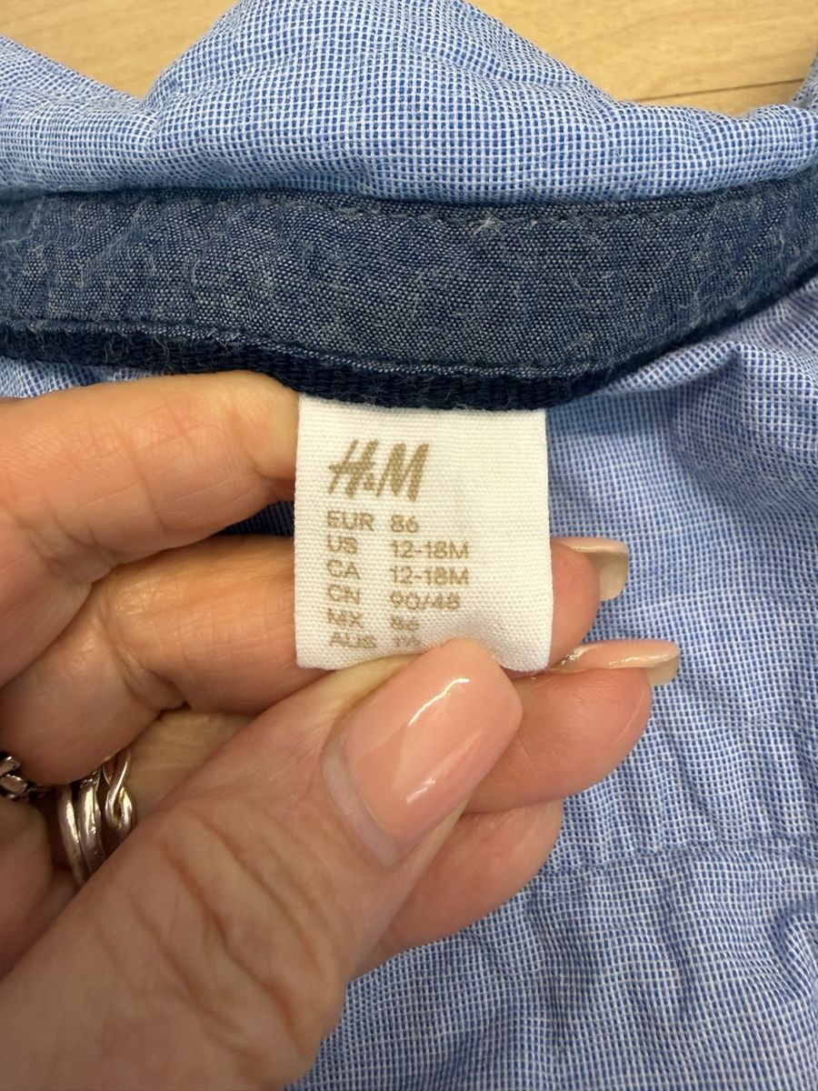 H&M Camicie, T-shirt & Polo: H&M Hemd Gr. 86 Hellblau, Top Zustand, Herbstmode! – Nuovo (secondo la descrizione) da Lyss venduto da Sibella56 1