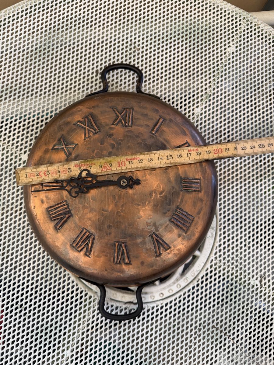 Orologi da terra & Orologi da parete: Wanduhr aus Kupfer Uhr – Usato da Itingen venduto da Granini_93 2