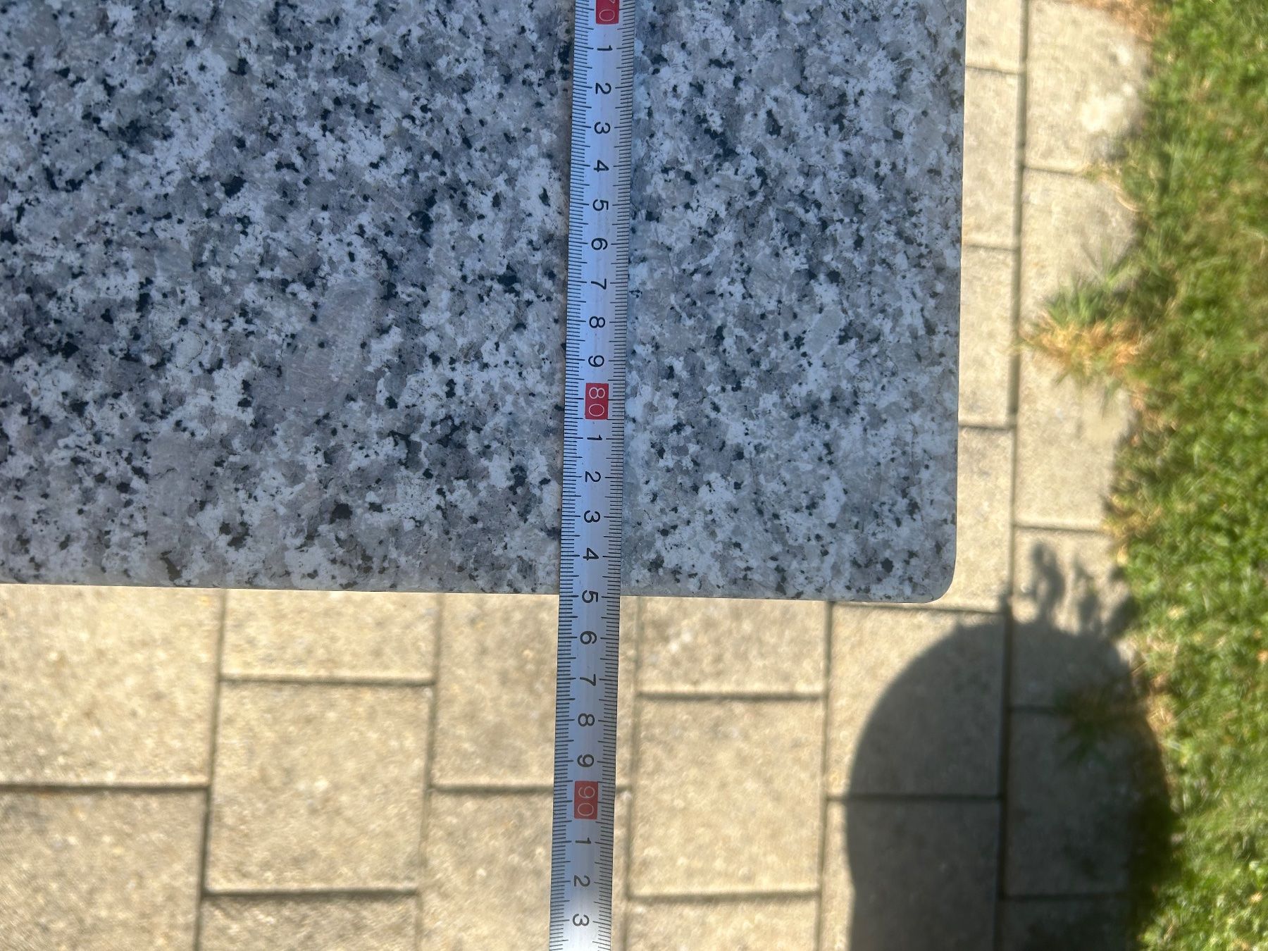 Tische: Gartentisch Granit Tischplatte Metallgestell... – Gebraucht aus Rüschlikon von Escape69 2