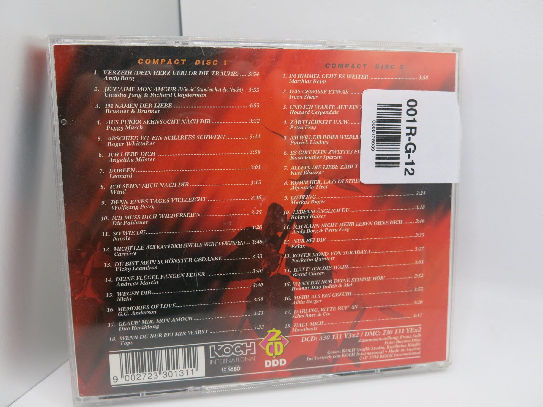 CDs: 2 CD Ein Bisschen Zärtlichkeit 5 + 6 Roger Whittaker Brunner – D'occasion à Ernetschwil par luisvonerni 4