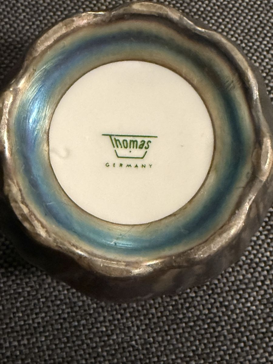 Thomas Zuccheriere: Versilbertes Porzellan Thomas Zuckerdose – Usato da Buchs SG venduto da and_d8tp 5
