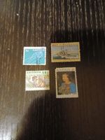 Lot de 4 timbres d'Australie - Thèmes variés vintage