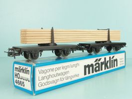 Märklin 4665 Langholzwagen