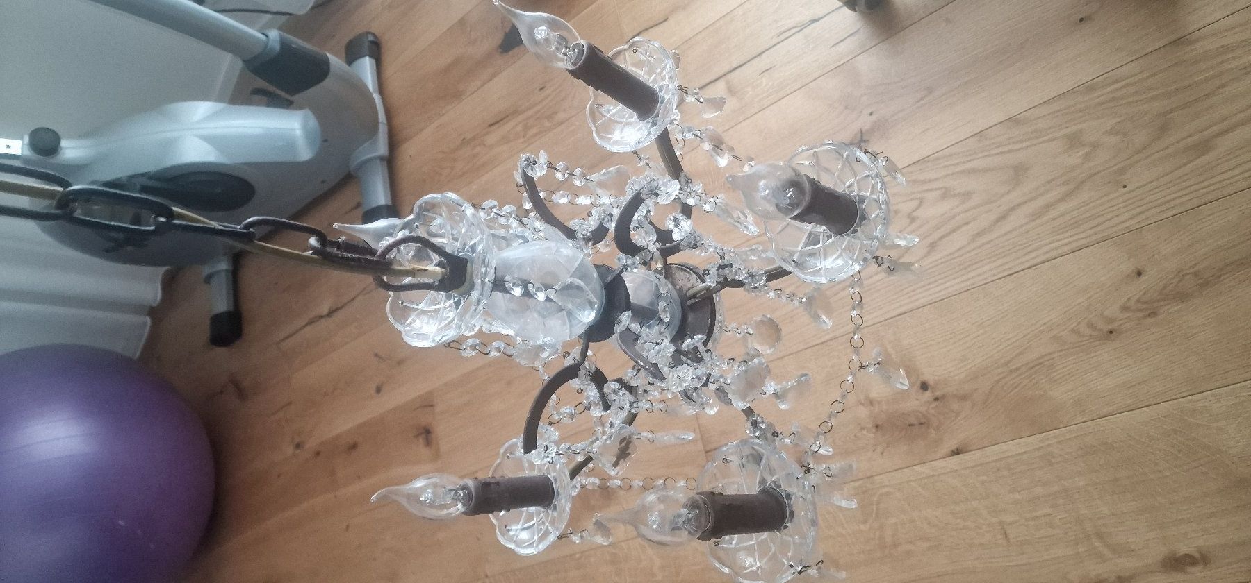 Lampadari & plafoniere: DECKENLEUCHTE, Kristall? oder  KLARGLAS 5 FLAMMIGE – Usato da Niederhasli venduto da Tigerproduct 1