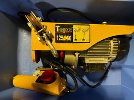 Seilwinde elektrisch klein, 230V 1PH