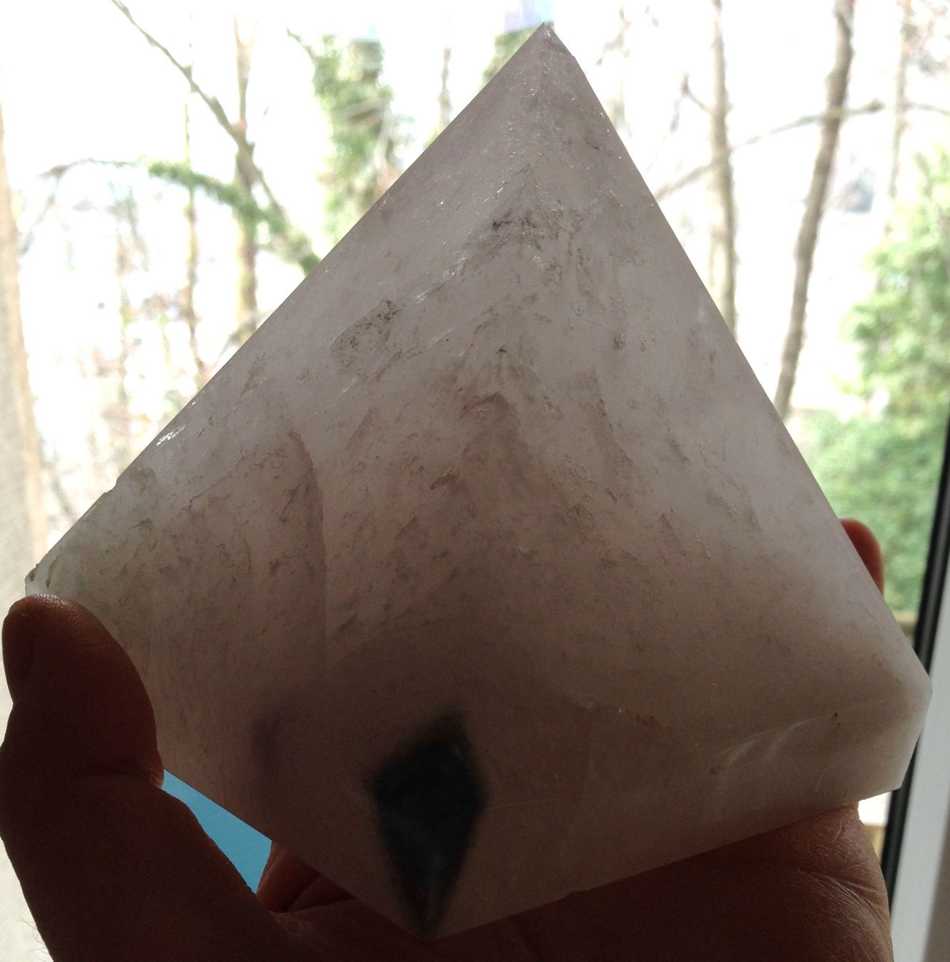 Minerali & Pietre curative: Quartz grande pyramide polie – Usato da Vevey venduto da zabounetta 9