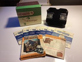 Tolles Set "VIEW MASTER MODEL C“ Scheiben-Prospekte-OVP