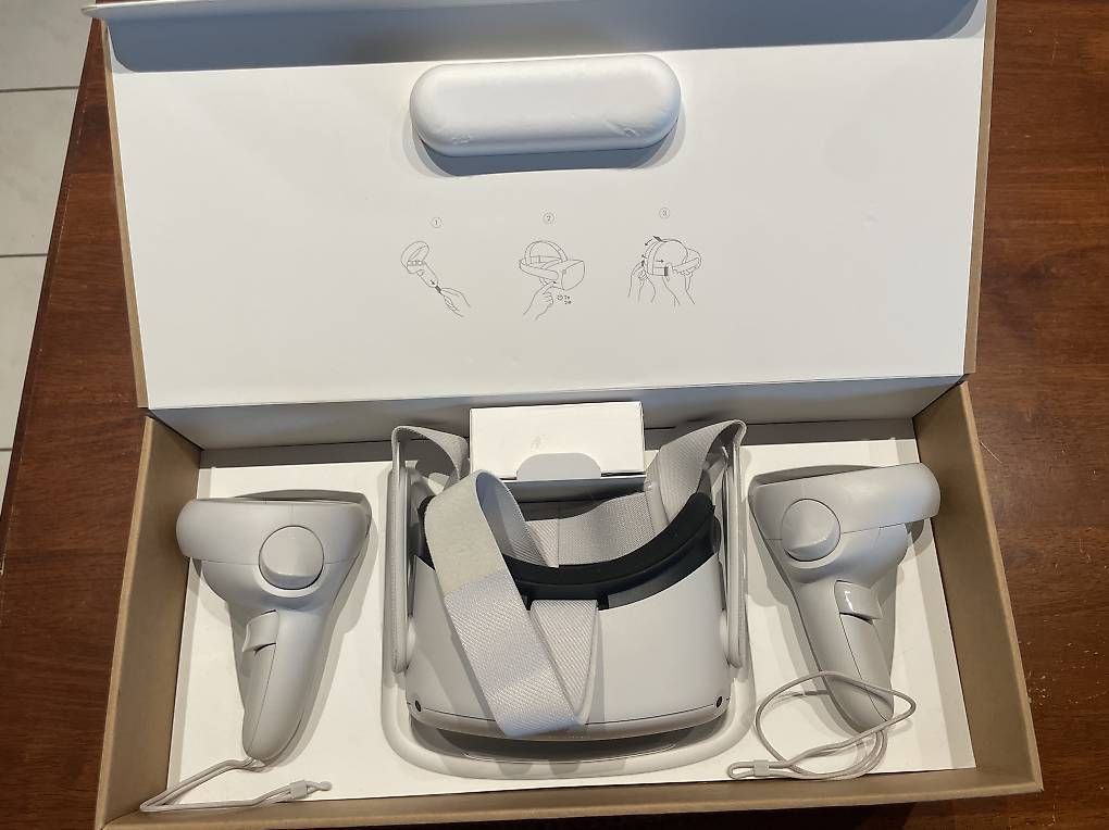 Casque VR: Casque VR Oculus Meta Quest 2 64 GB – D'occasion à Vallamand par eugrrr 2