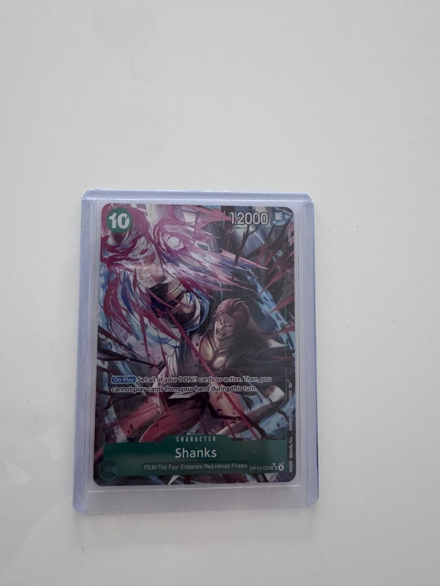 Bandai Carte collezionabili: Shanks - OP13-028 – Nuovo (secondo la descrizione) da Seon venduto da baeruu