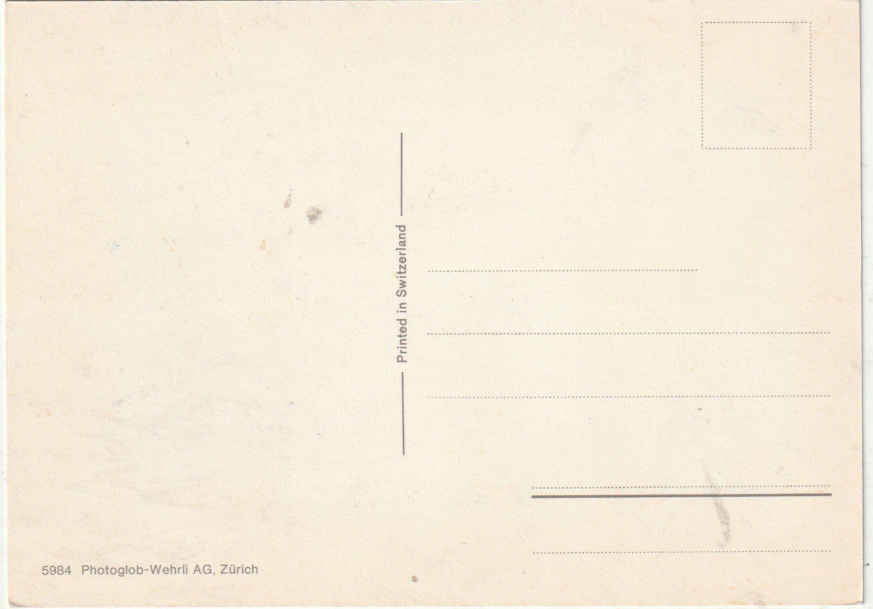 Cartoline postali: Alt Zürich  MBK – Usato da Lumbrein venduto da made02 1