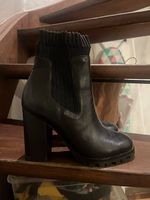 Leder Heels Boots
