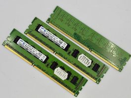 3× Samsung 2GB DDR3-1333 ECC UDIMM – 6GB – M391B5773CH0-CH9 