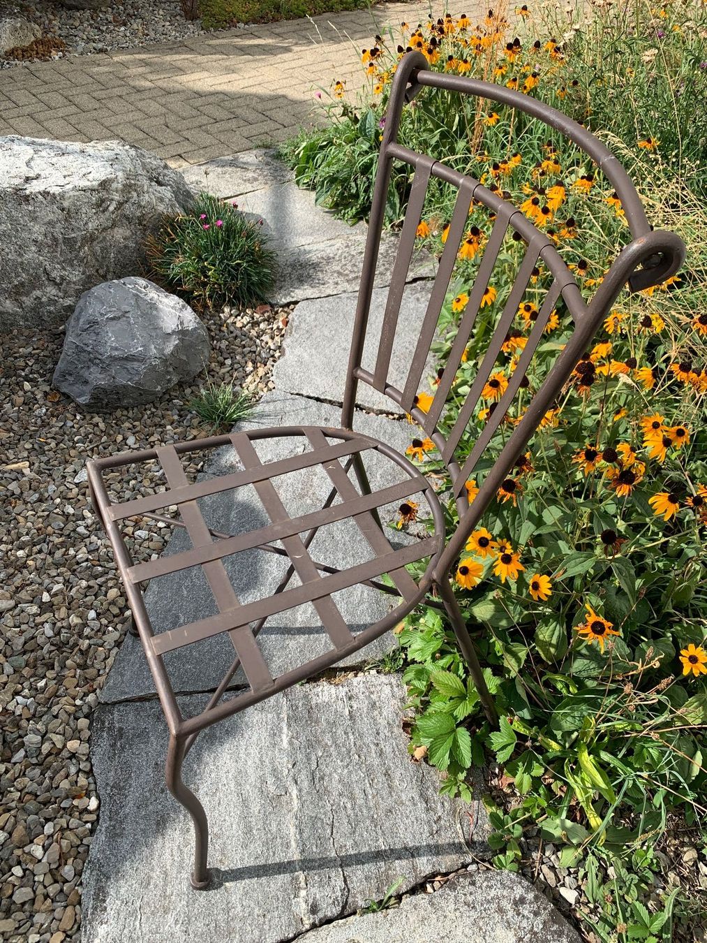 Chaises: Deko Gartenstuhl Rostoptik – D'occasion à Wohlen AG par cvo_7l2k 1