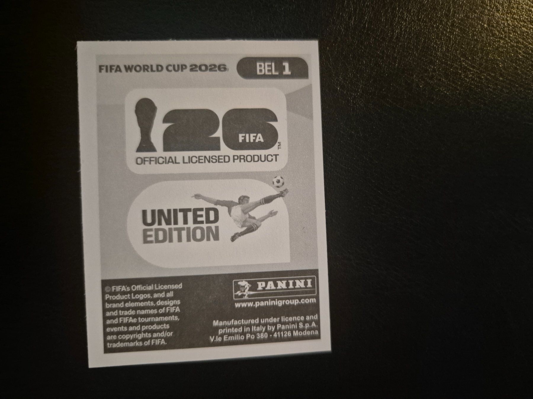 Panini Carte collezionabili: Panini WM 26 BEL 1 – Nuovo (secondo la descrizione) da Rorschacherberg venduto da AJ3108 1