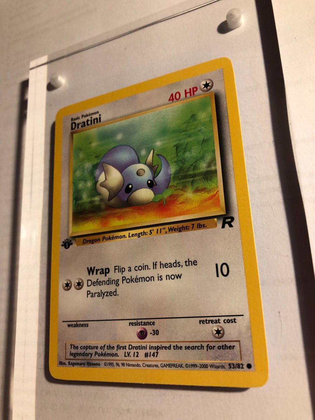 Carte collezionabili: Dratini 1st Team Rocket - MINT - ab 1.- – Usato da Giubiasco venduto da dan_pr8b 2