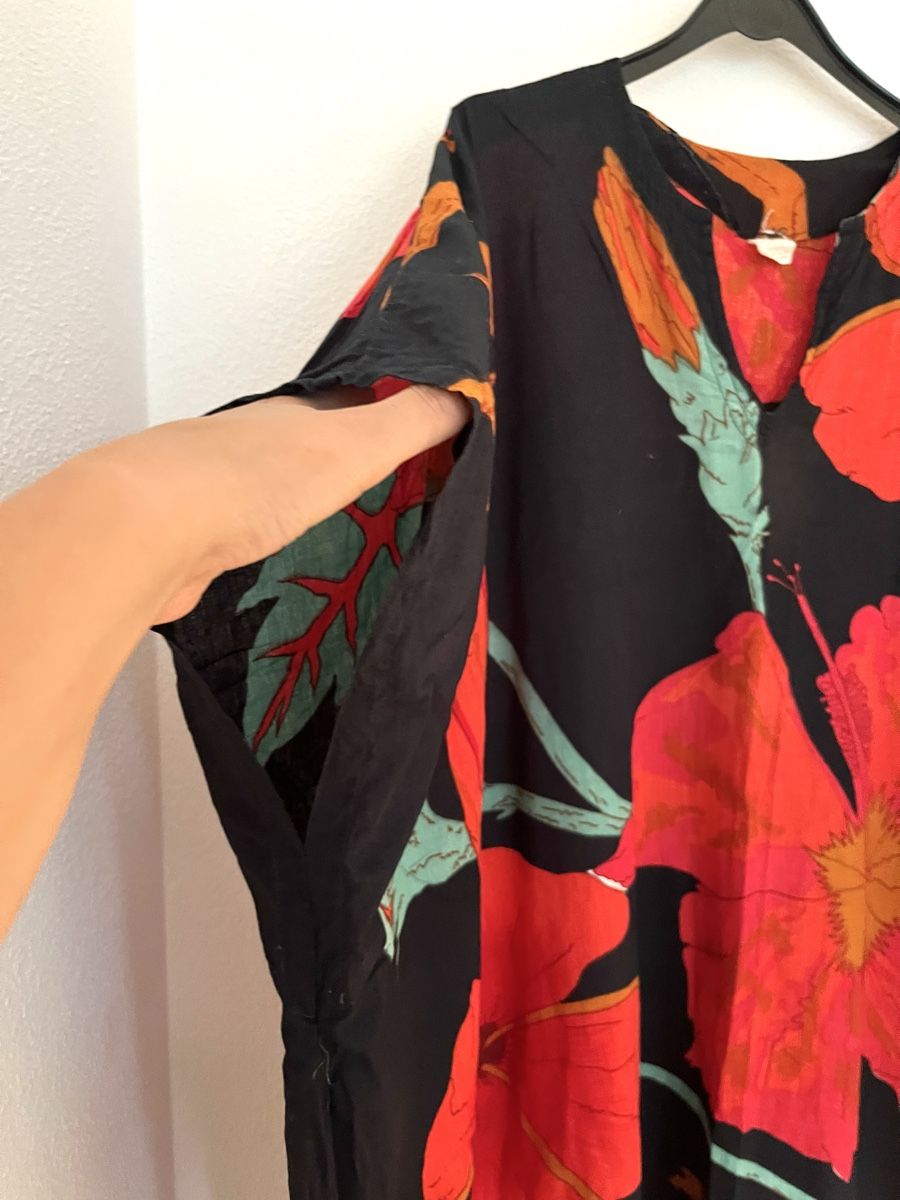 Vestiti: BUNTES BLUMEN-KAFTANKLEID Uni size – Nuovo (secondo la descrizione) da Basel venduto da JJ.Elena 3