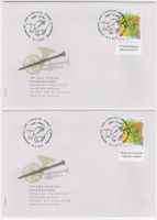 Blasmusikverband Marken mit TAB (dt+fr) auf ill. FDC's