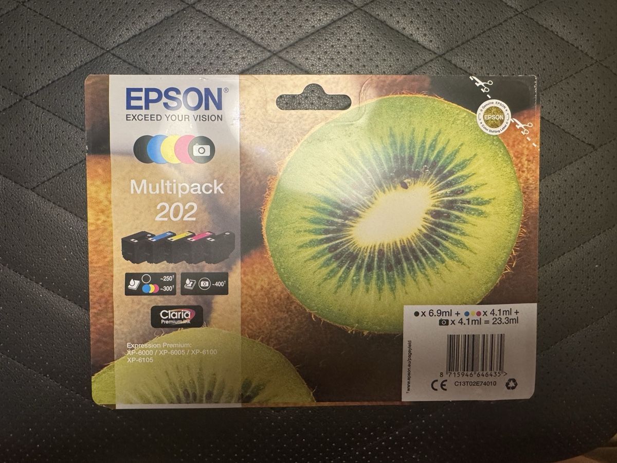 Altro in Scrittura & Disegno: Epson Patronen 202 Multipack NEU UND UNGEÖFFNET – Nuovo e nell'imballaggio originale da Horgen venduto da d.k77