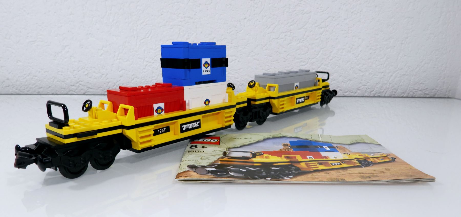 Lego Baukästen: LEGO EISENBAHN 10170 TTX INTERMODAL DOUBLE-STACK CAR – Gebraucht aus Turbenthal von Ddanuh 5
