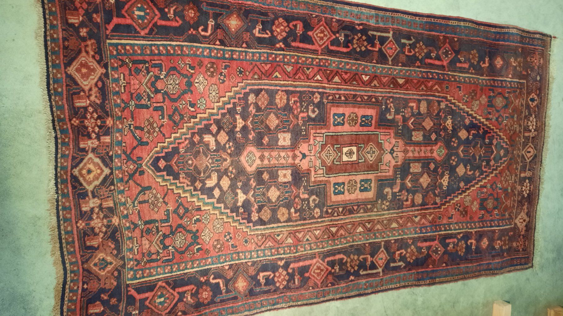 Tappeti: Orientteppich handgeknüpft, echt Wolle, 125x229 – Usato da Herrliberg venduto da AlexandraBopp