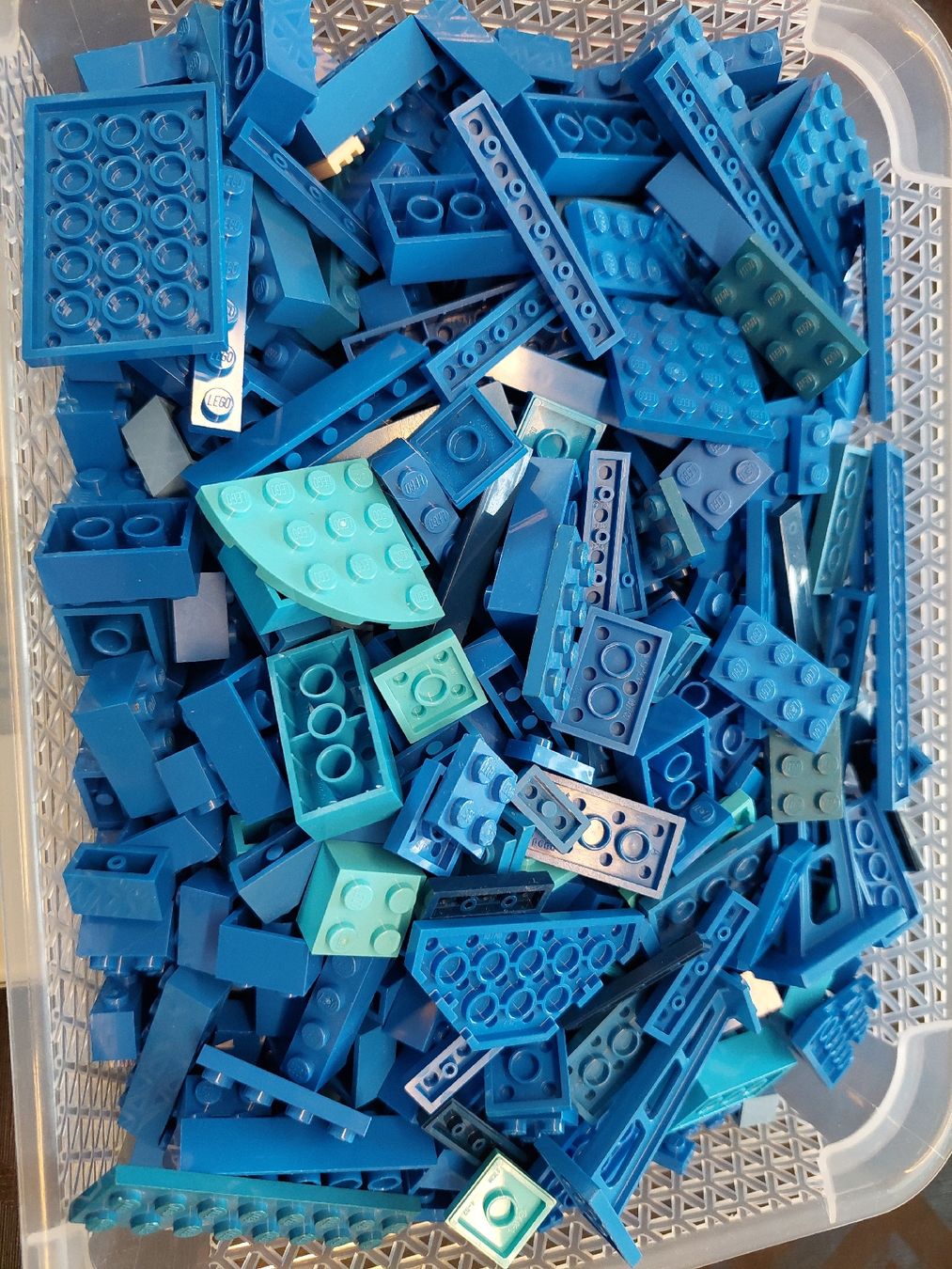 Lego Giocattoli: Div. blaue Legoteile,  Steine,  Platten – Usato da Zetzwil venduto da sti_x9xf