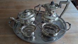 Antikes Tee-Service, Silber, Plated, Vintage, Top Zustand