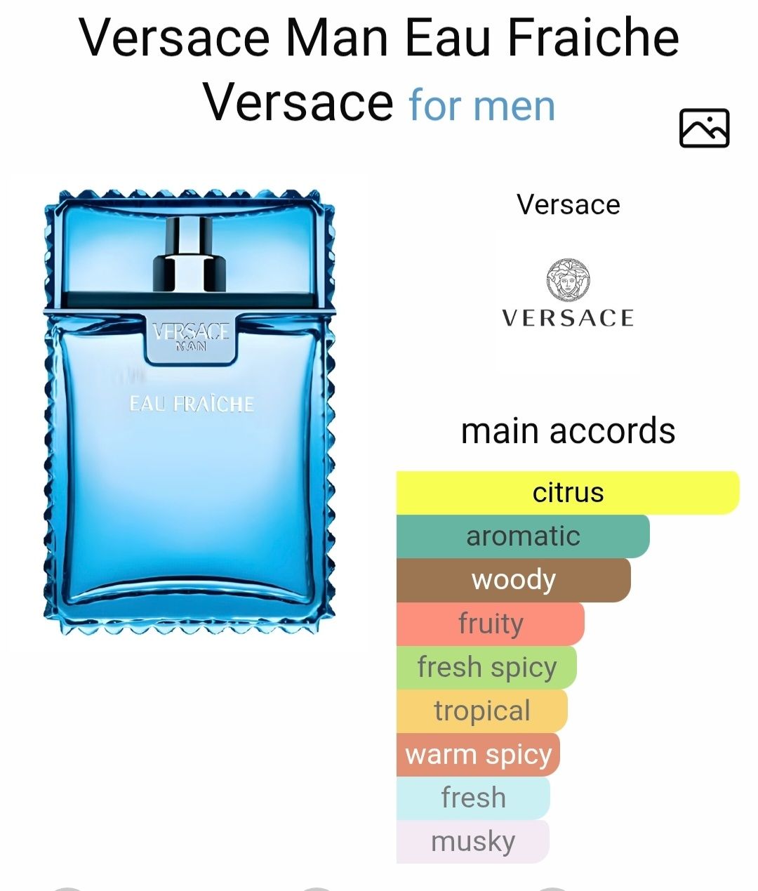 Versace Profumi & Eau de Toilette: VERSACE Eau Fraiche – Nuovo (secondo la descrizione) da Utzigen venduto da DRAGONY23 2