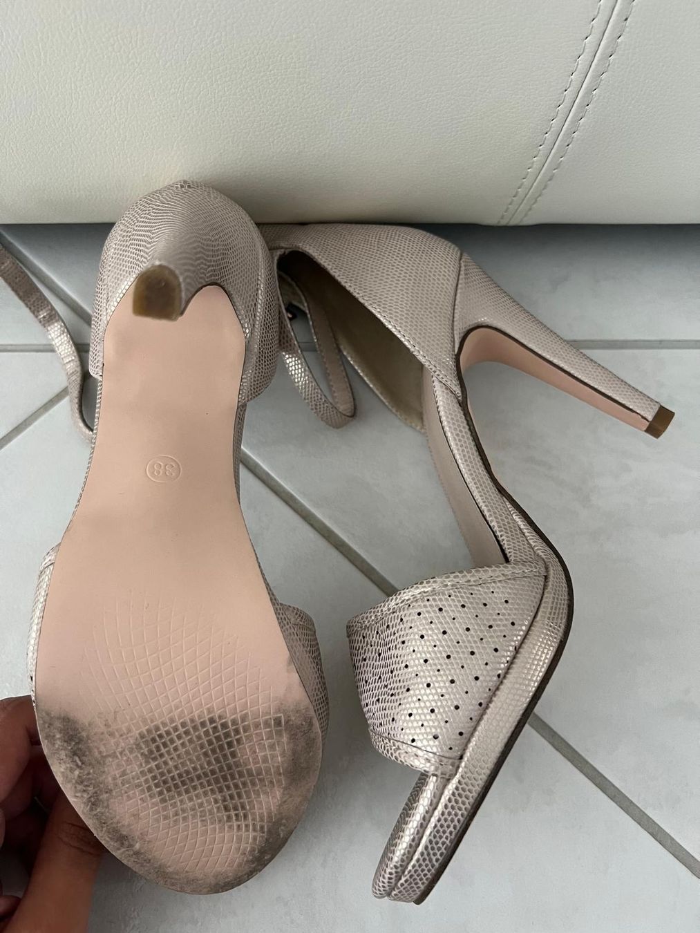 Scarpe da donna: Only Pink Sandalen - Rosegold – Usato da Steinmaur venduto da Kiki_m240 2