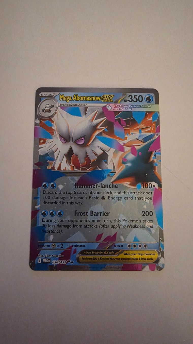 Mega Abomasnow EX 036/132 EN NM/Mint