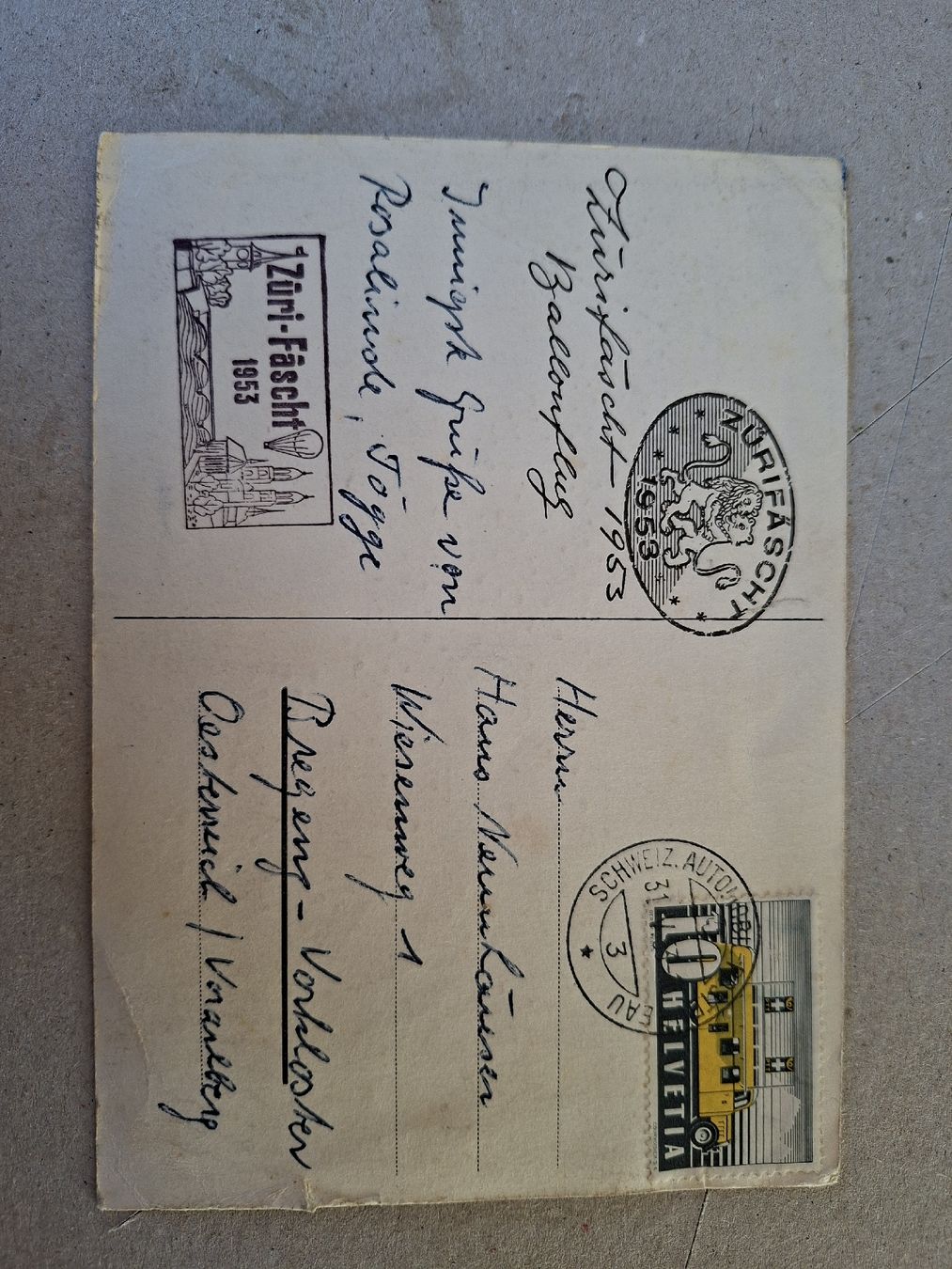 Cartoline postali: Lot: 5x historische Schweizer Ansichtskarten gelaufen – Usato da Rorschacherberg venduto da RelictByJones 5