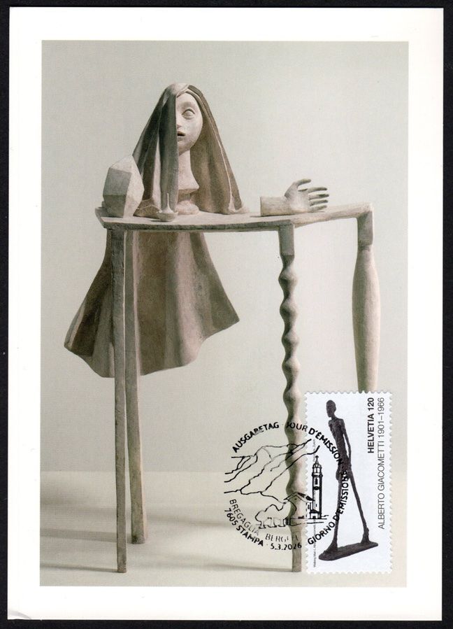 Tutti i francobolli: Maximumkarte Alberto Giacometti – Nuovo (secondo la descrizione) da Dottikon venduto da haeusibuh5