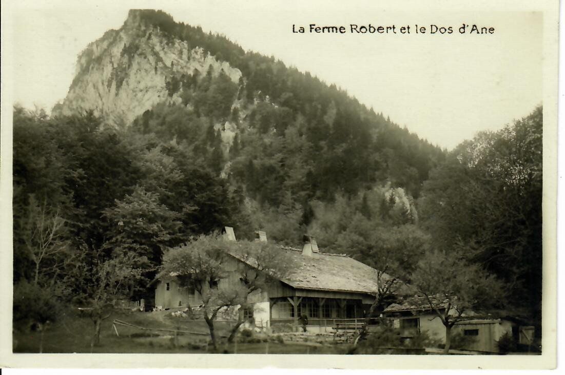 Ansichtskarten: La Ferme Robert et le Dos d`Ane  1929 – Gebraucht aus Hochdorf von Ziegel-16