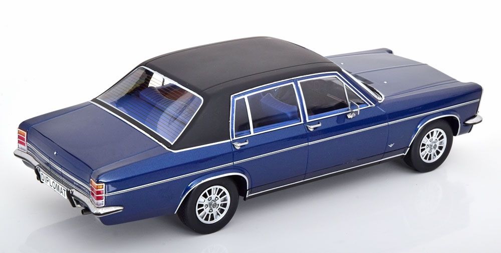 Opel Modellautos: OPEL DIPLOMAT B DUNKELBLAU 1:18 MCG – Neu und originalverpackt aus Suhr von Moebelsiralfred 1
