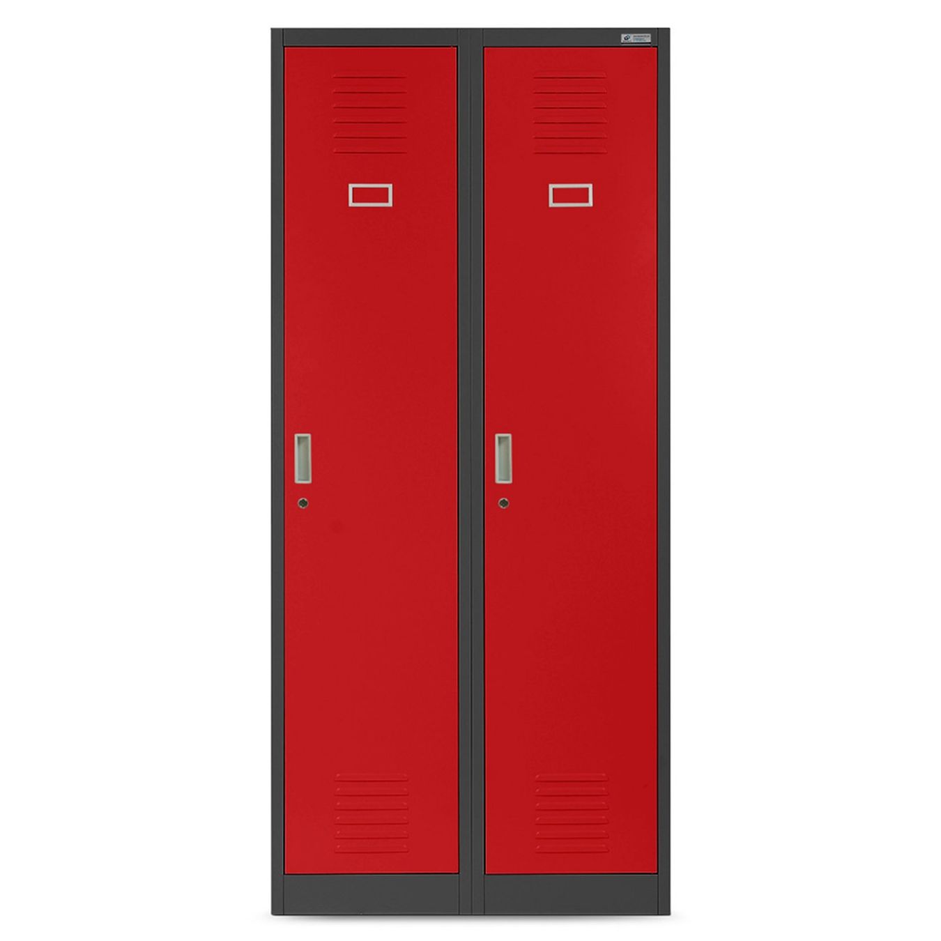 Armadi: Schliessfachschrank 2 Fächer - Anthrazit/Rot – Nuovo e nell'imballaggio originale da Wallenwil venduto da toesstal-vertrieb 3