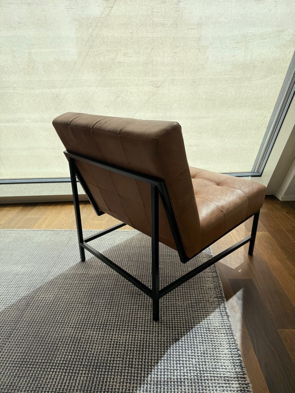 Fauteuils: Schöner, moderner Ledersessel in Cognac – D'occasion à Winterthur par bk93 2