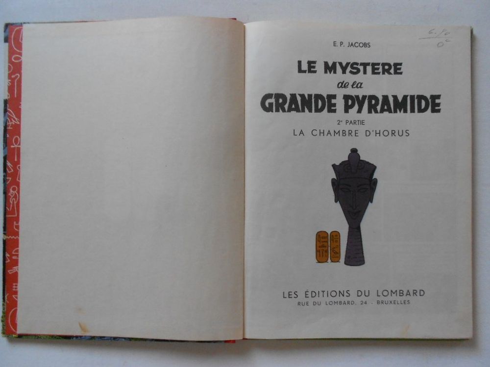 LE MYSTERE DE LA GRANDE PYRAMIDE - Blake Et Mortimer (Mortimer à Cheval) - Pixi - Boîte Et Certificat Inclus