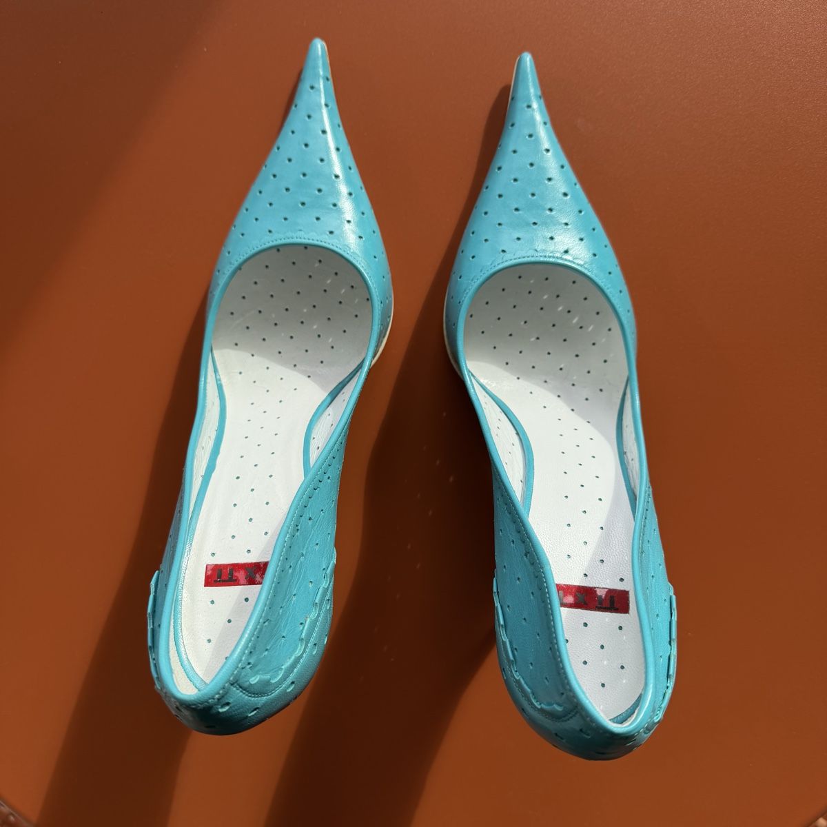 Scarpe da donna: Damen Pumps, Leder hellblau Grösse 38 neu – Nuovo (secondo la descrizione) da Zürich venduto da ana.vla 8
