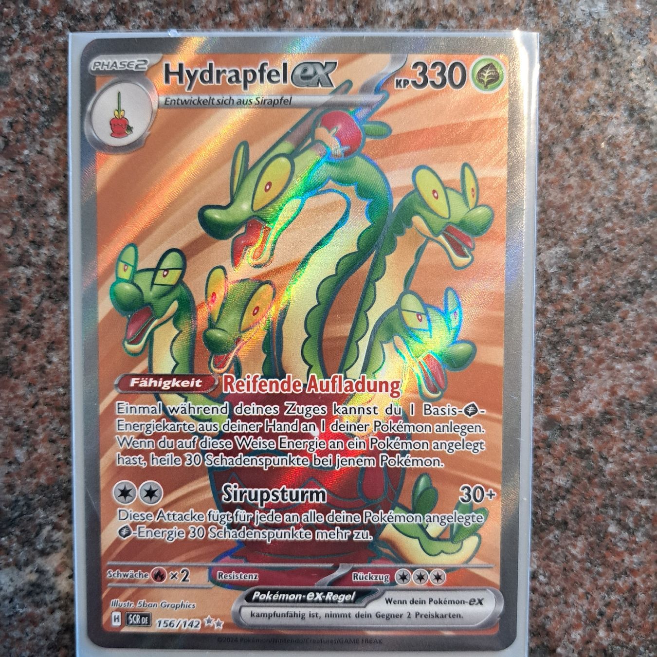 Pokémon Carte collezionabili: Pokemon Sammelkarte Hydrapfel ex 156 – Nuovo (secondo la descrizione) da Frauenfeld venduto da Fusel1909