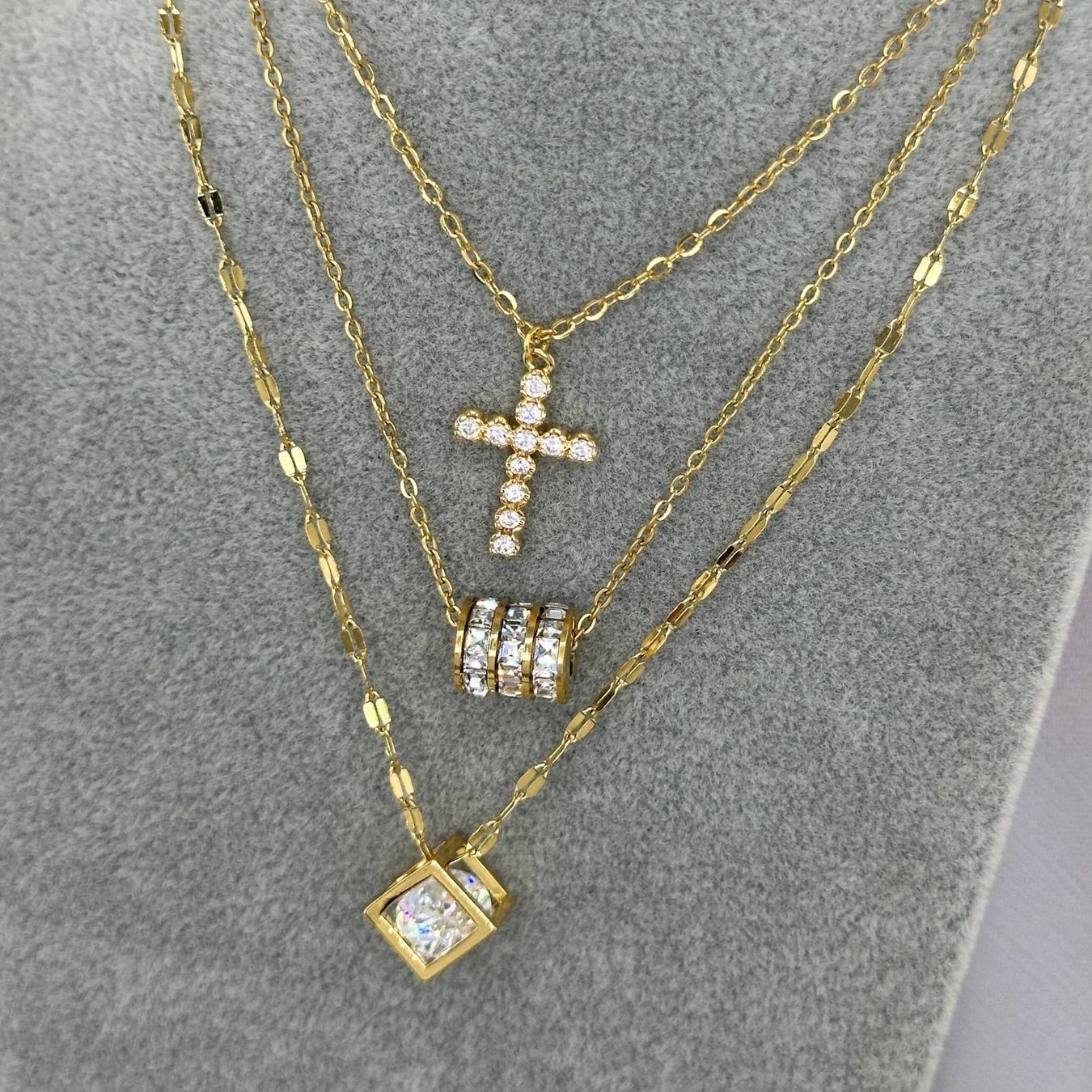 Catenine: Kette, waterproof, tarnish-free hypoallergenic 87964 – Nuovo e nell'imballaggio originale da Pontresina venduto da Sallinosbijoux 2