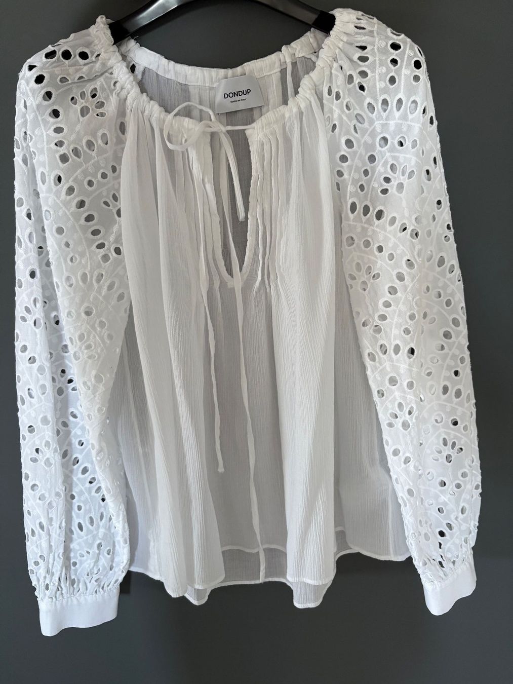 Dondup Blusen: Bluse weiss, Gr. IT 40 – Gebraucht aus Kilchberg von boudoir076