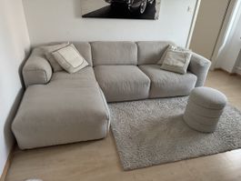Ecksofa Beige
