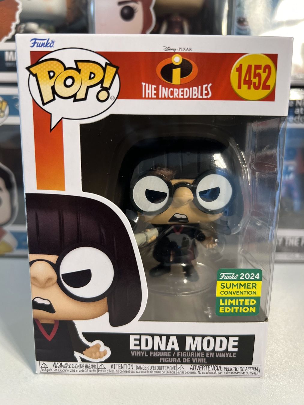 Funko Statuette: Funko POP! Les Indestructibles Edna Mode Edition Limitée – Nuovo e nell'imballaggio originale da Le Mouret venduto da perfectbijou