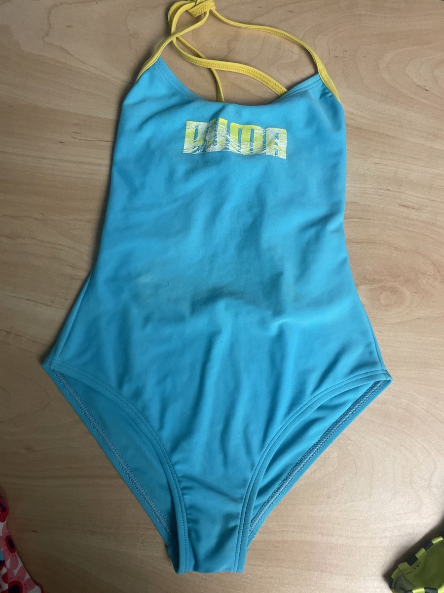 Puma Costumi da bagno & Bikini: Puma Badeanzug, Türkis-Gelb Gr.128 – Usato da Obergerlafingen venduto da cabo4