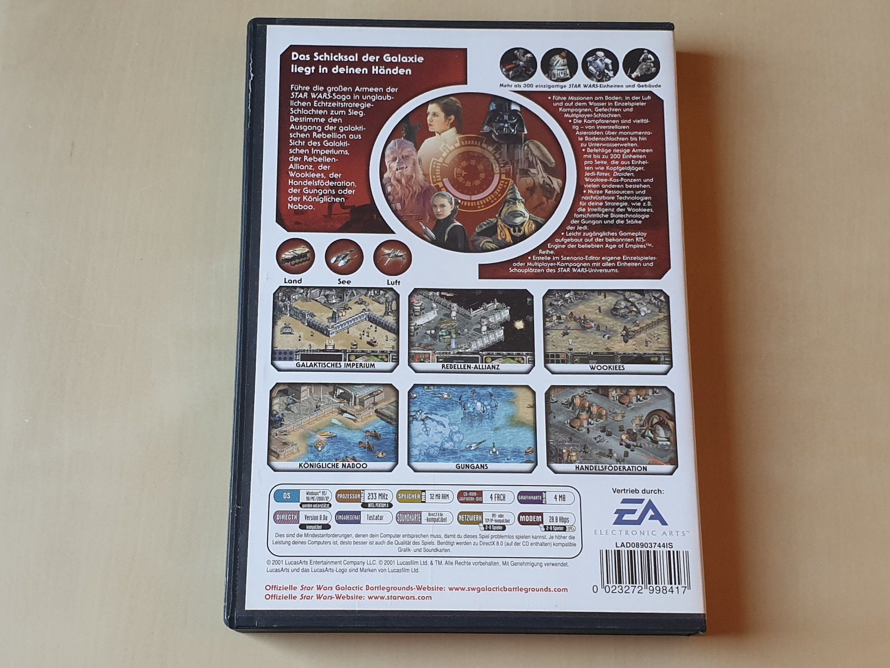 Microsoft Spiele: Star Wars Galactic Battlegrounds – Defekt aus Stansstad von collectorsshop 1