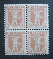 Tellknabe im Rahmen 102 Vierer postfrisch 2