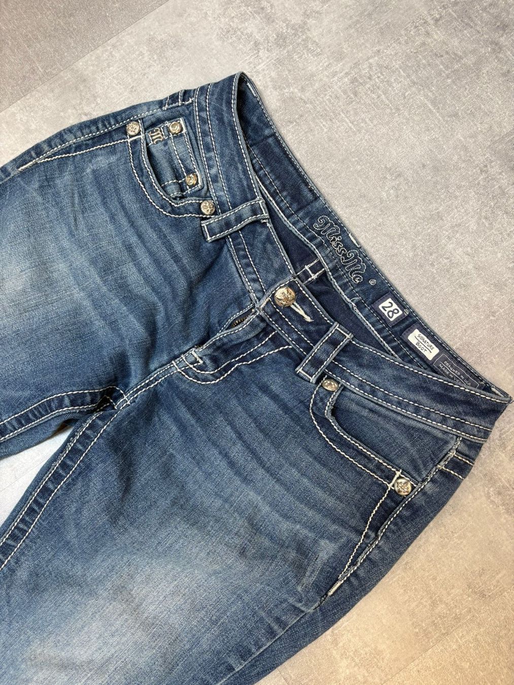 Jeans: Miss Me Bootcut Jeans - Grösse M/28 – Nuovo (secondo la descrizione) da Werdenberg venduto da hase.vintage 4
