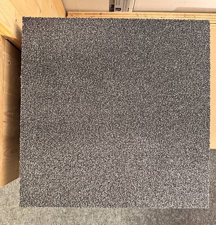 Teppichfliesen / Teppichplatten grau 50x50 140Stk.