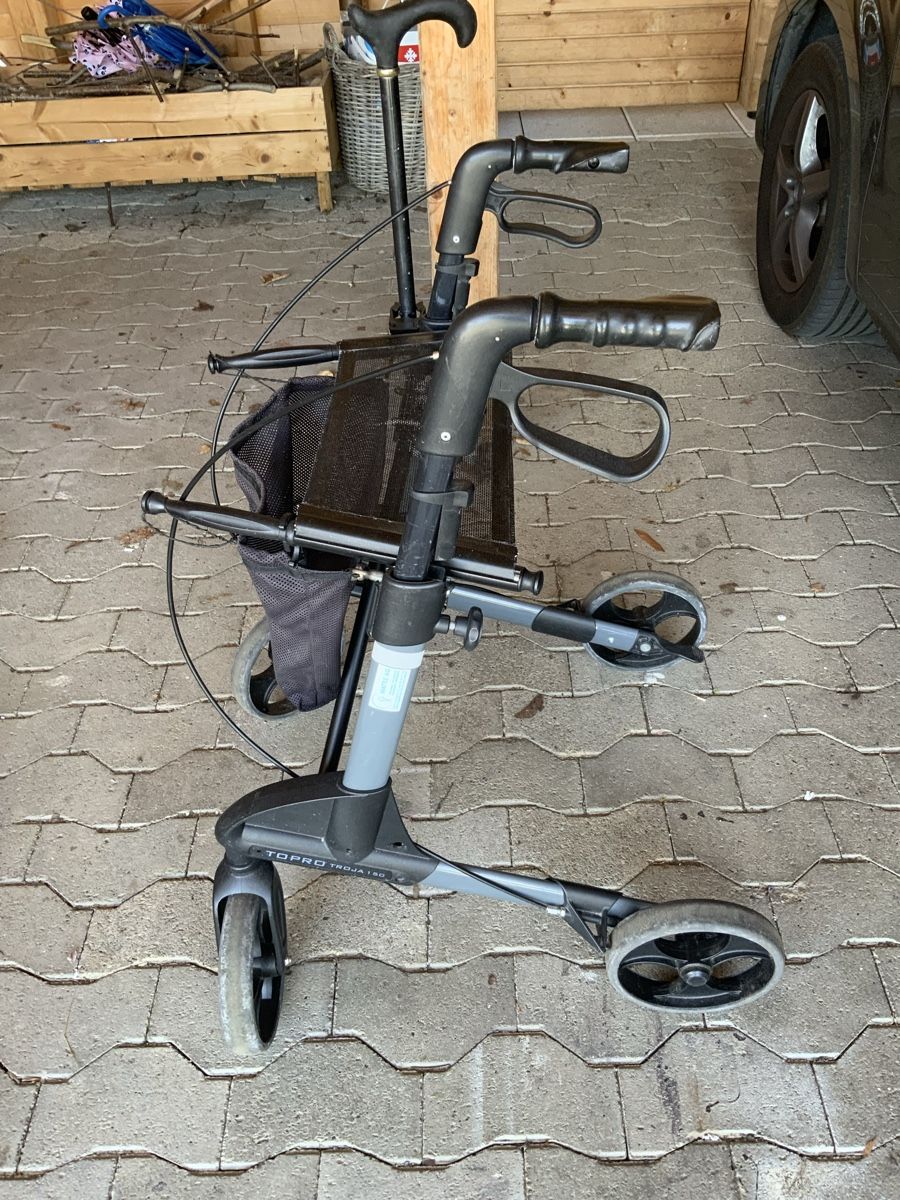 Ausili per la deambulazione: Rollator mit Gehstock – Usato da Lüterkofen venduto da Goldburg 1